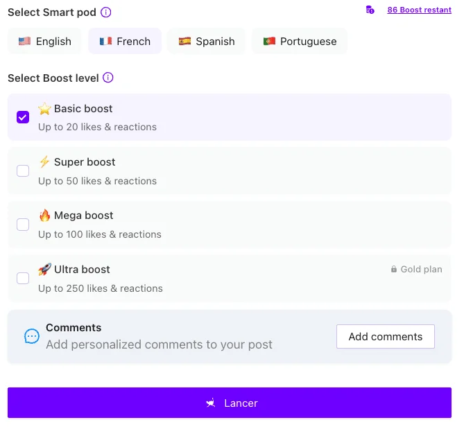 LinkedIn content case study - tool to boost post LinkedIn Podawaa