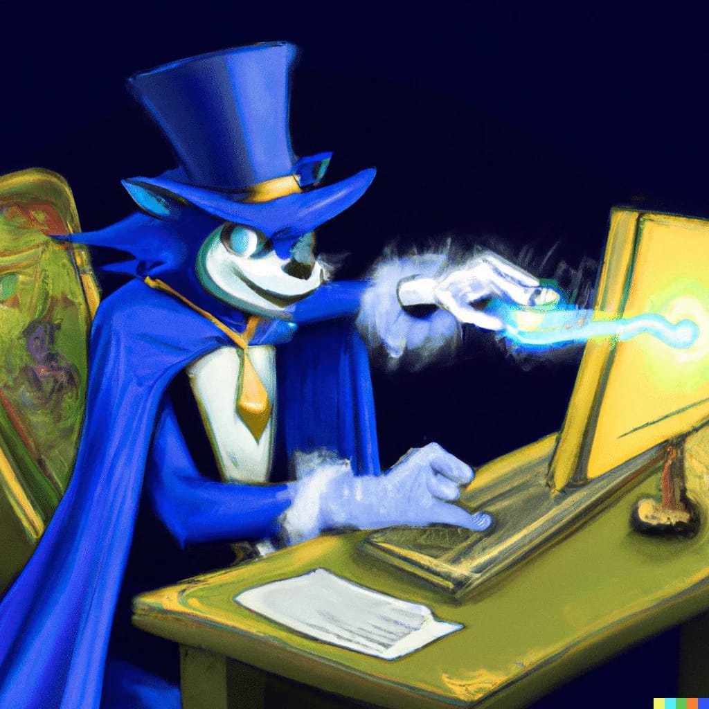 Magicien bleu prospection Waalaxy