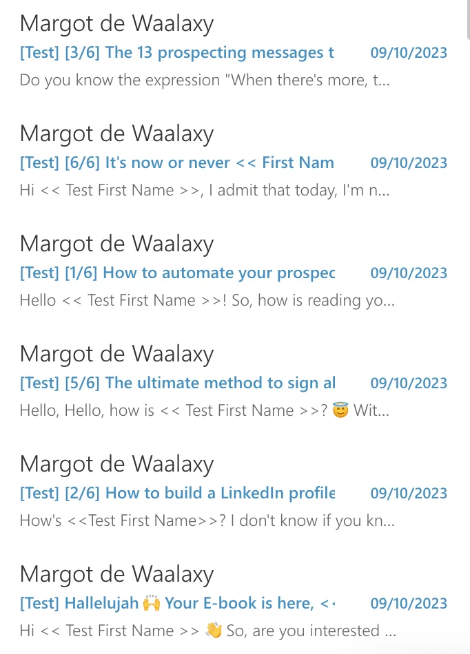 subject line