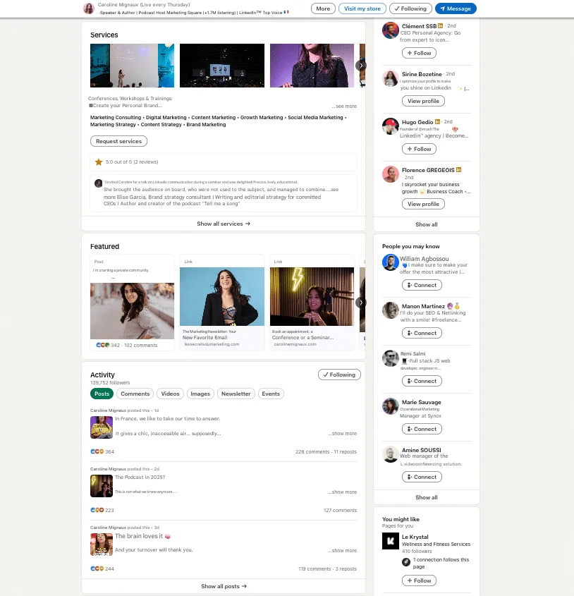 Pubblicare su LinkedIn per le vendite.