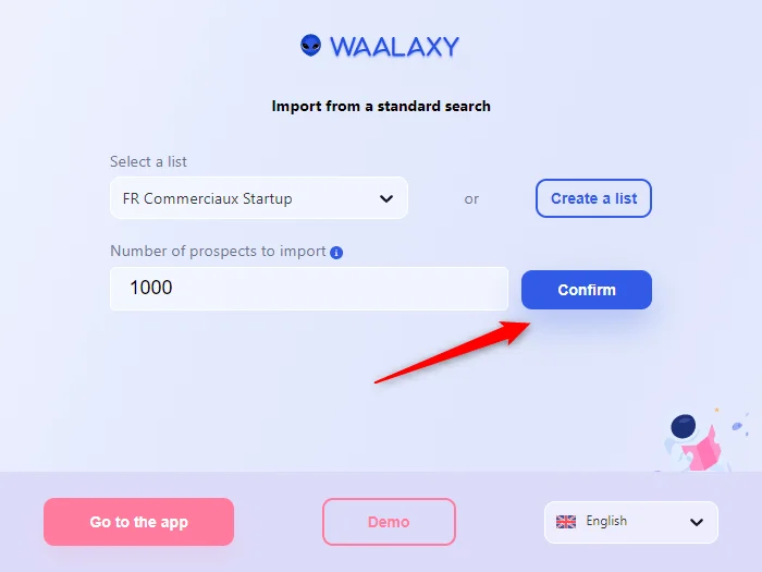 Use Waalaxy to contact them