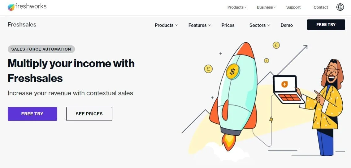 Freshsales CRM software