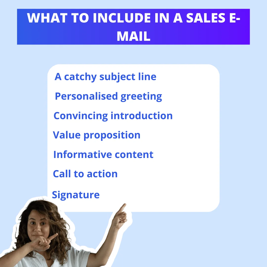 email de ventas ejemplo