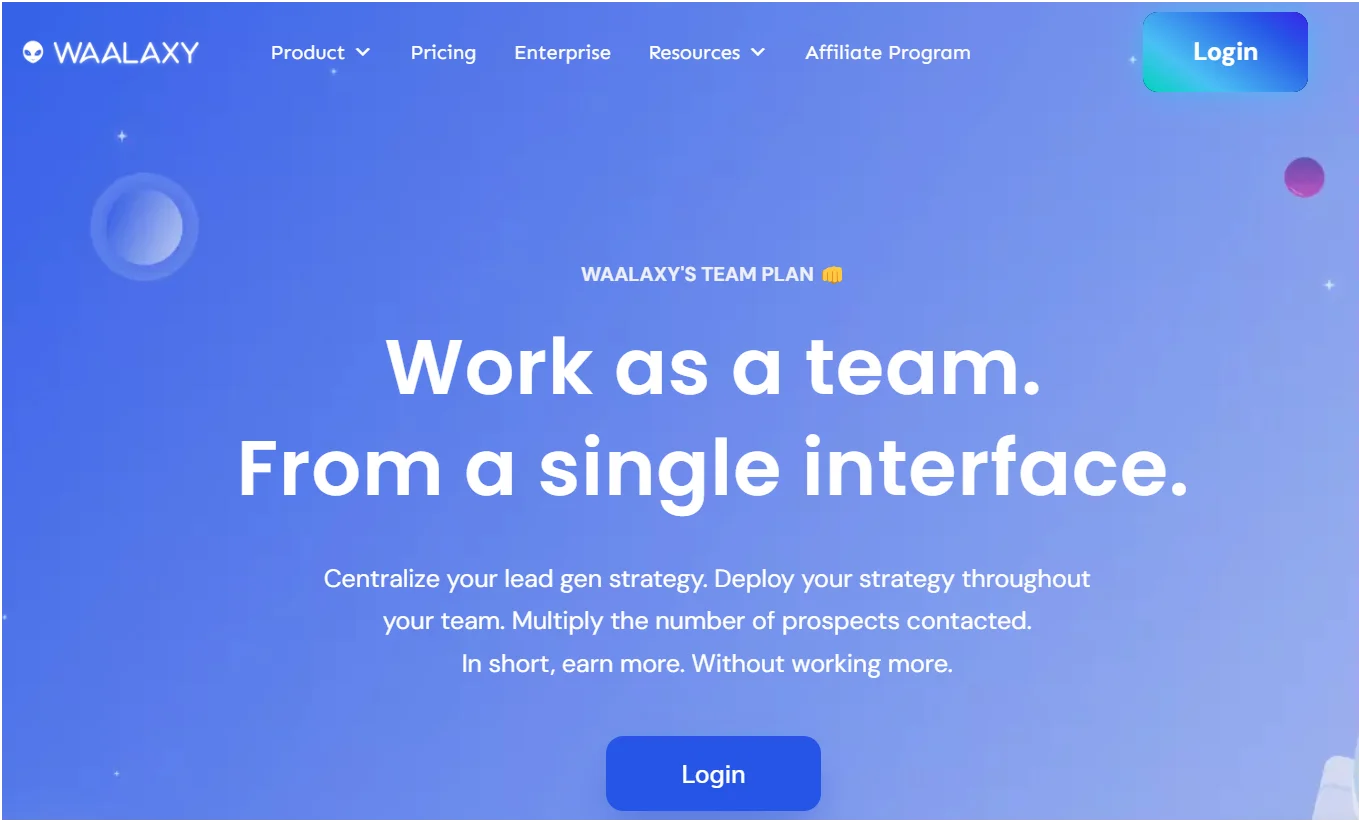 beste CRM voor verkoopteams Waalaxy