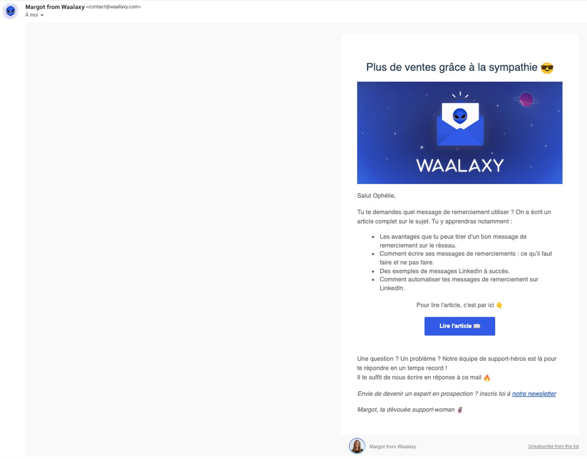 Logo Waalaxy prospection LinkedIn