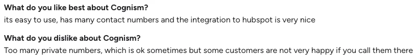 6sense reviews Cognism customer reviews