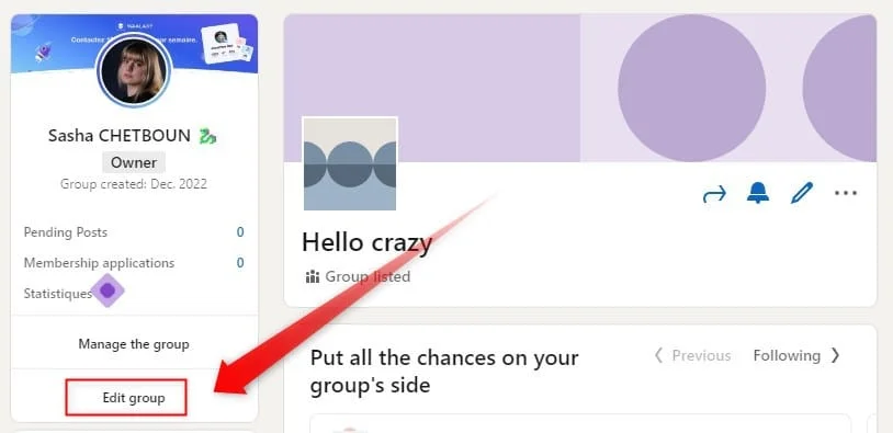 Post to LinkedIn Groups.