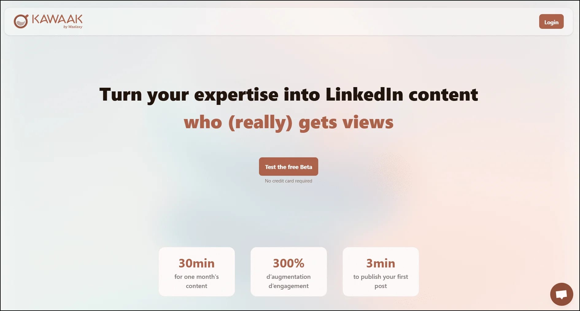 Kawaak generate LinkedIn posts